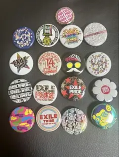 EXILE 缶バッジ まとめ売り 16個 LIVE TOUR グッズ