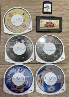 【ゲームまとめ売り】 PSPソフト / PS Vita / GBA 計7点セット