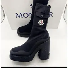 MONCLER ブラック ハイヒールブーツのサムネイル