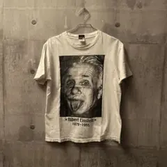 80s USA製 Hanes アインシュタイン プリントTシャツ M ホワイト - メルカリ