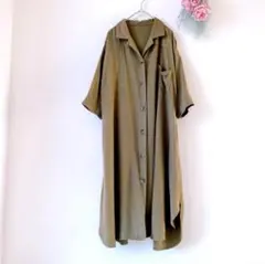 アズールバイマウジー AZUL BY MOUSSY シャツワンピース（S）