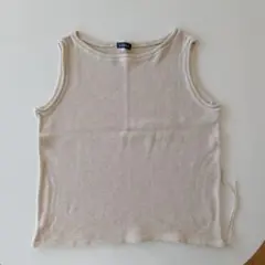 【新品！未使用！】K & F CLUB ベストニット LLサイズ ベージュ