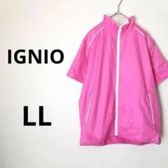 IGNIO イグニオ　ナイロンジャケット　半袖　ピンク　LL メッシュ　スポーツのサムネイル