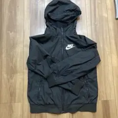 Nike ブラック フード付きジャケット