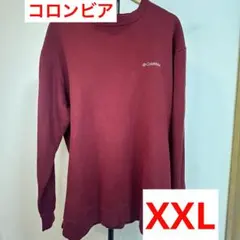 【希少サイズXXL】古着 コロンビア　刺繍ロゴ　 スウェット トレーナー