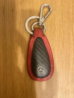 リ*ク様 メルセデスベンツ　キーリング カーボンデザイン レッド