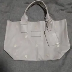 シルバー トートバッグ