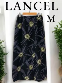 【タグ付き新品】LANCEL 大花柄　ラップスカート　巻きスカート　M