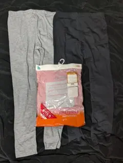 110cm未使用西松屋HOT WRAPあったか肌着レギンススパッツ2色セット