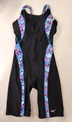 野間スイミング指定女子用水着O〜Lサイズ青黄 MIZUNO 新品未使用在庫