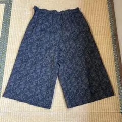 【クリーニング済み】L. CHABLIS キュロットパンツ グレー ブラウン