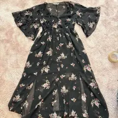 ❥❥ZARA BASIC 花柄シフォンワンピース XS❥❥