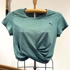 PUMA プーマMスタジオツイストバーンアウトTシャツ ヨガ　ピラティス