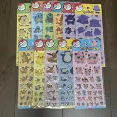【正規品】韓国限定 ポケモン 5サイズステッカー 11枚セット