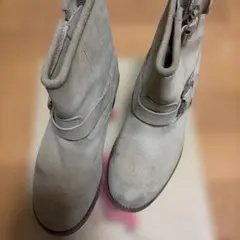 スエード ショートブーツ