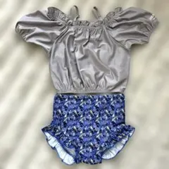 SHIPS colors 女の子 セパレート水着セット　100センチ