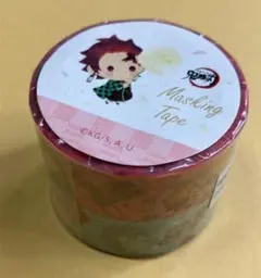 鬼滅の刃　ゆらふわ　マスキングテープ　フラワーver. かまぼこ　柱　2個セット