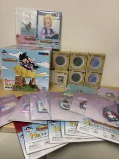 ドラゴンボール　一番くじ　ラストワン賞　孫悟空 & チチ　小物入れフィギュア