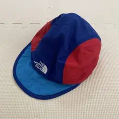 THE NORTH FACE ノースフェイス　キッズ　帽子　ブルー×レッド×水色