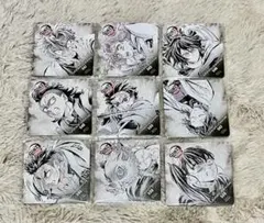 鬼滅の刃　無限城ダイニングフィナーレ期　ドリンクコースター9枚　実弥、伊黒　他