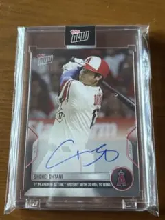 2022 topps now 大谷翔平 直筆サインカード　99シリ