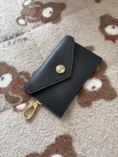MICHAEL KORS ブラックレザー カードケース