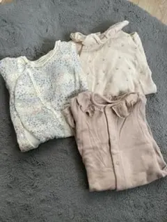 女の子 ベビー服 カバーオール バースデイ 春 まとめ売り