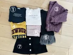 子ども服　まとめ売り　女の子　秋服　キッズ