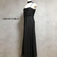 GRAND TABLE シアーキャミワンピース フォーマルドレス ブラック