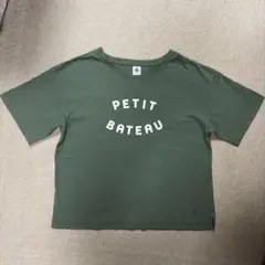 未使用　PETIT BATEAU / ボクシーTシャツ Sサイズのサムネイル