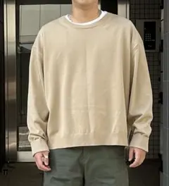 AURALEE / オーラリー23SS コットン　長袖ニットセーターのサムネイル