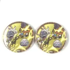 2個 不動明王ボーイ 妖怪ウォッチ ぷにぷに 缶バッジ punipuni