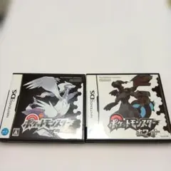 ポケットモンスター ホワイト ＆ ブラック　2本セット DSソフト