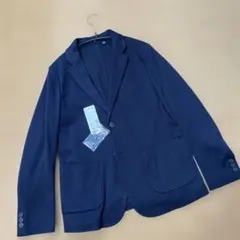 UNIQLO KIDS ジャージー ジャケット 160 ネイビーのサムネイル