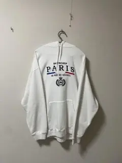 正規品　balenciaga 刺繍ロゴ　パーカーのサムネイル