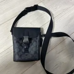 COACH シグネチャー ショルダーバッグ ブラック