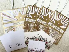 CHRISTIAN DIOR ショップ袋4枚＆封筒2セット