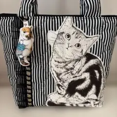 コヤンイサムチョン　キルト生地　トートバッグ　ハンドメイド
