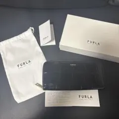 FURLA 黒長財布のサムネイル
