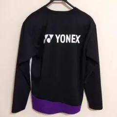 【日本製】YONEX 長袖トレーニングウェア ロンT 長袖Tシャツ L