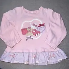 難あり　クーラクール　Tシャツ　長袖　トップス　100cm