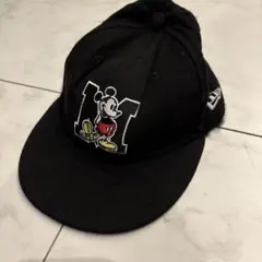 Disney ミッキーマウス ブラックキャップ New Era 59FIFTY
