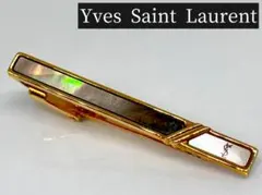 Yves Saint Laurent ネクタイピン 白蝶貝&黒蝶貝No.2313