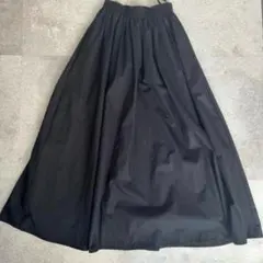 GRL ブラック フレアスカート　サイズS
