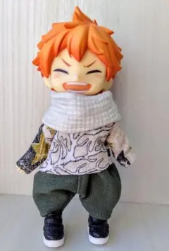 ●桃缶●no.203　ねんどろいどどーる服　　アシンメトリー3点セット