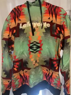 Lafayette 幾何学模様 フード付きパーカー