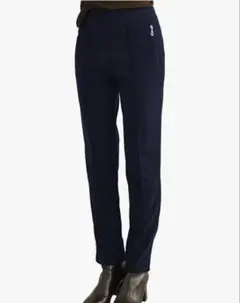 ブラック スリムフィット スラックス