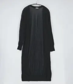 GU ジーユー ブラック ロングカーディガン シアー素材 XLサイズ