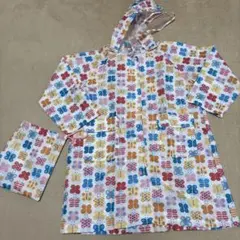 HOOPIE WOOPIE 蝶々柄 レインコート 110