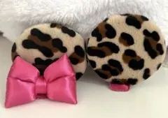 ディズニー ミニー ヒョウ柄 ヘアピン